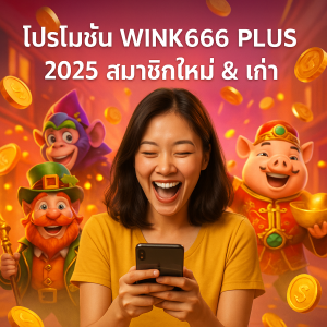 โปรโมชั่น WINK666 PLUS 2025 สมาชิกใหม่ & เก่า