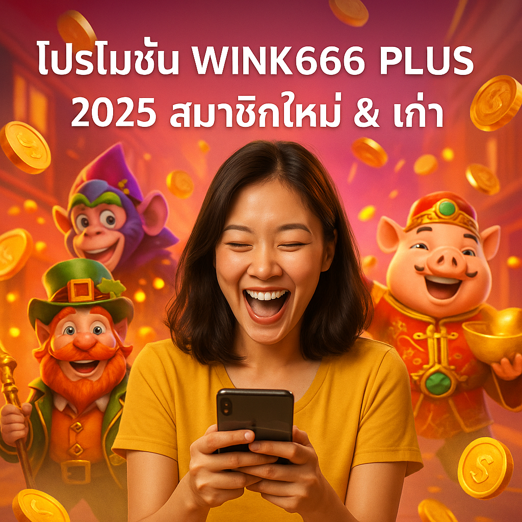 โปรโมชั่น WINK666 PLUS 2025 สมาชิกใหม่ & เก่า